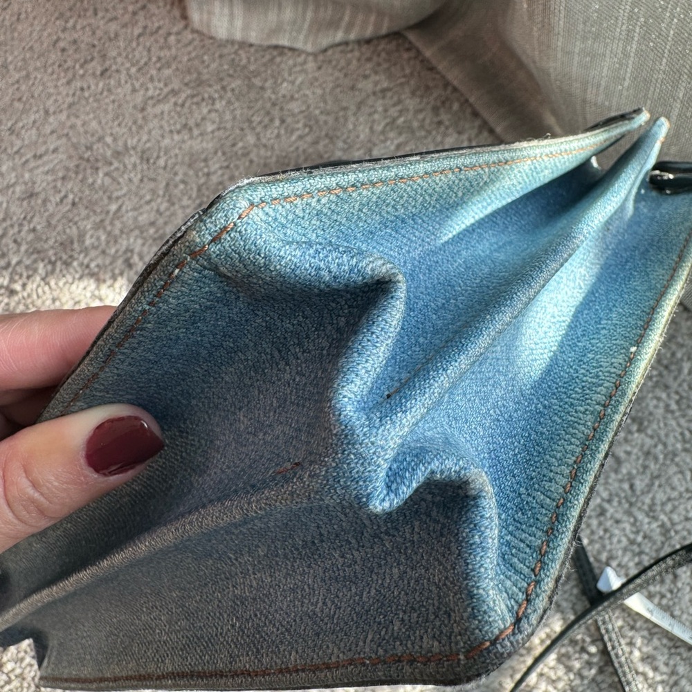 Balenciaga Denim Crossbody Bag - Picture 11 of 16